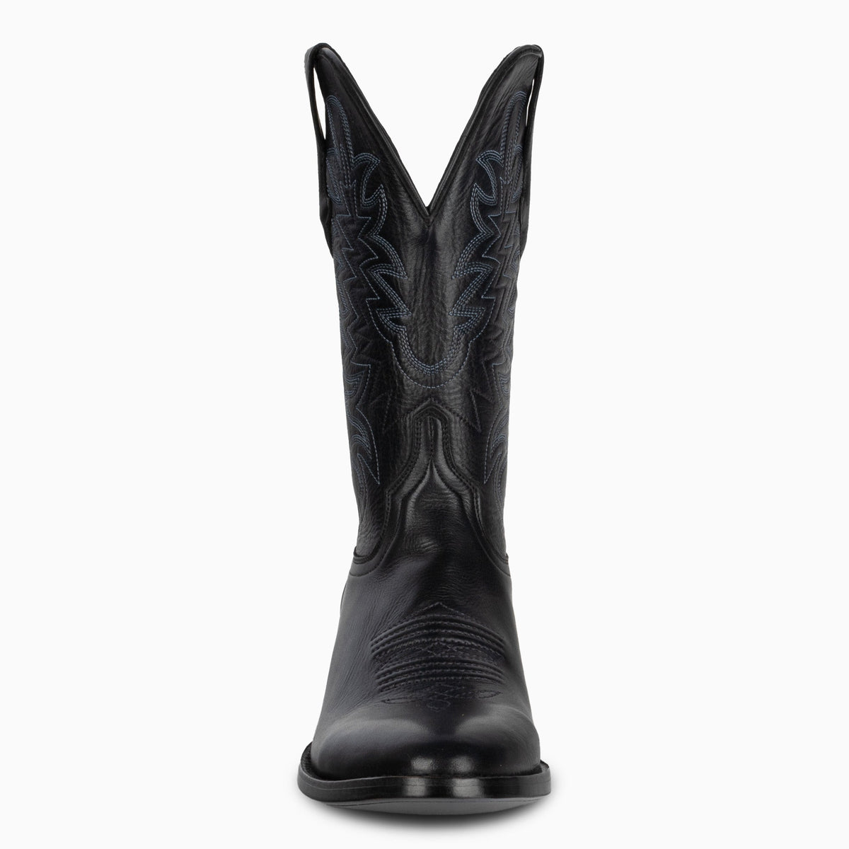 Black Jersey Cowhide - Round