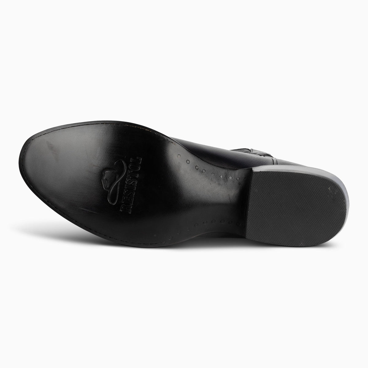 Black Jersey Cowhide - Round