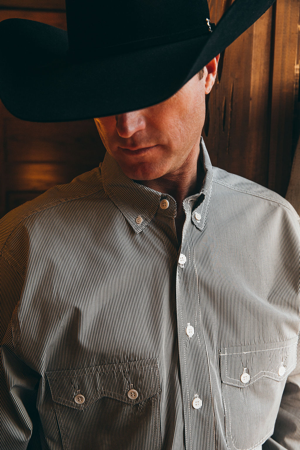 Resistol Pinstripe Dress Shirt