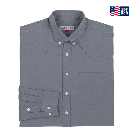 Resistol Oxford Dress Black Single Pocket