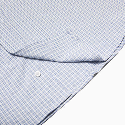 Resistol Performance Shirt - Blue and White Grid