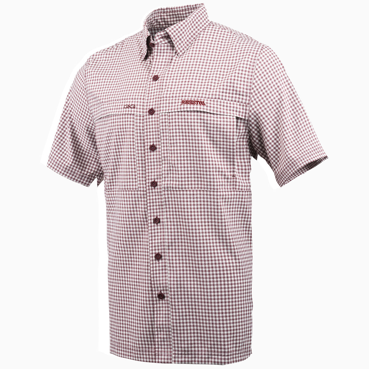 TekCheck Maroon Half Sleeve