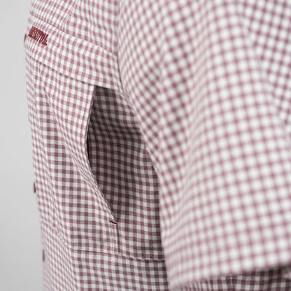 TekCheck Maroon Half Sleeve