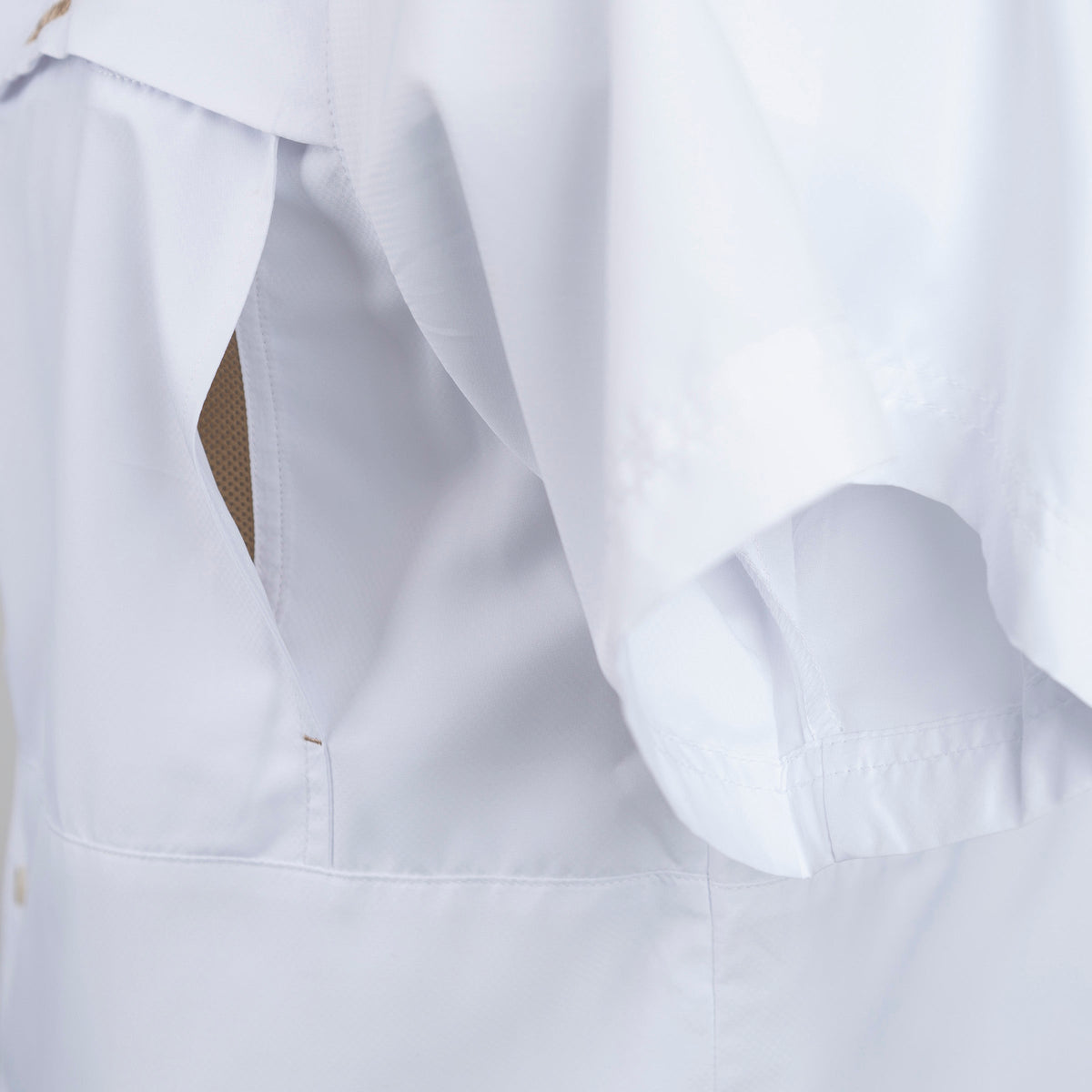 MicroFiber White Half Sleeve