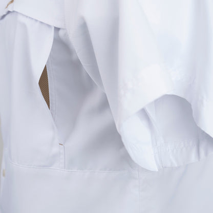 MicroFiber White Half Sleeve