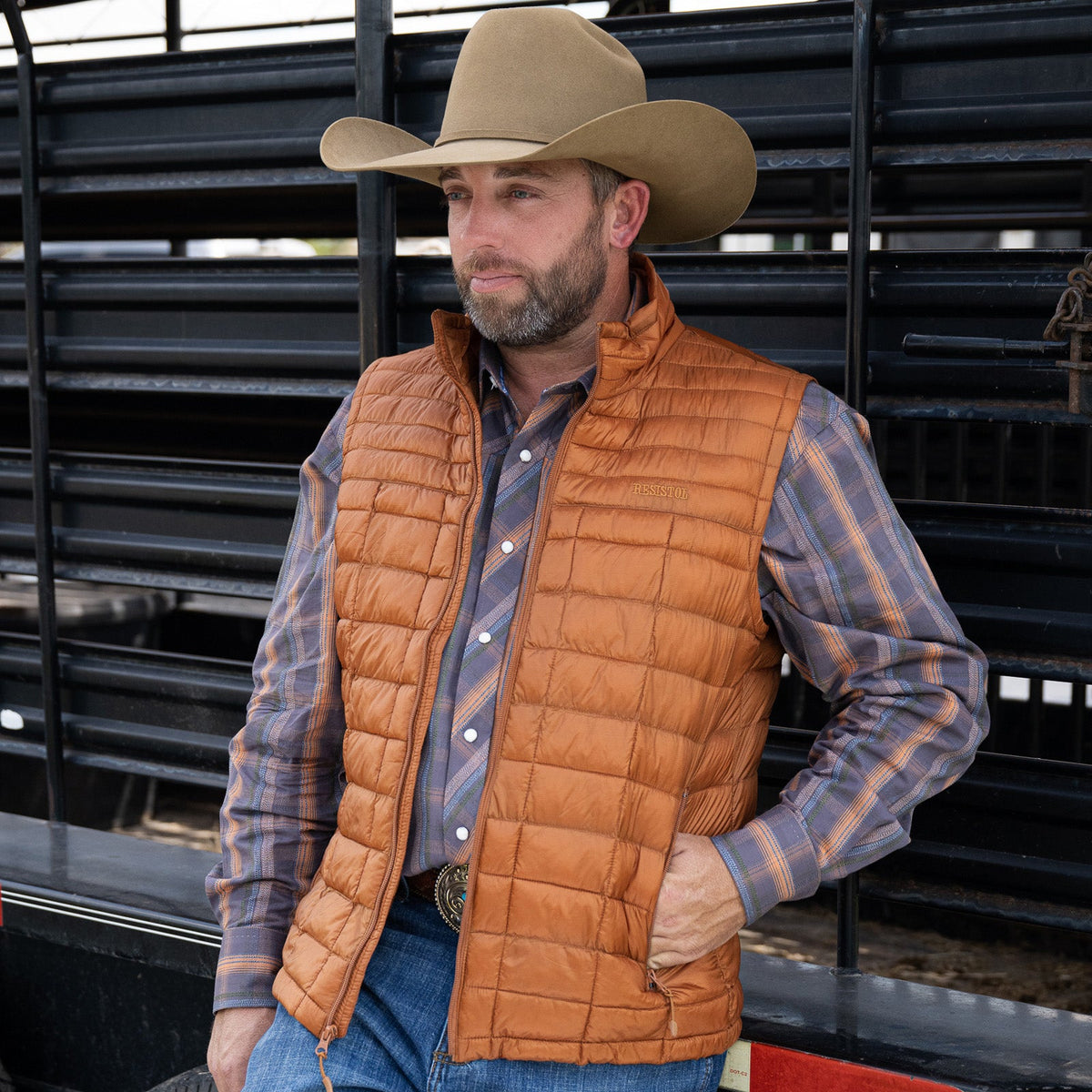 Cold Bloq Vest - Rust